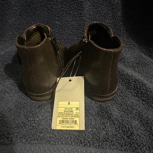 Sammi Shimmer Toddler Boot's Black 5T - Picture 3 of 5